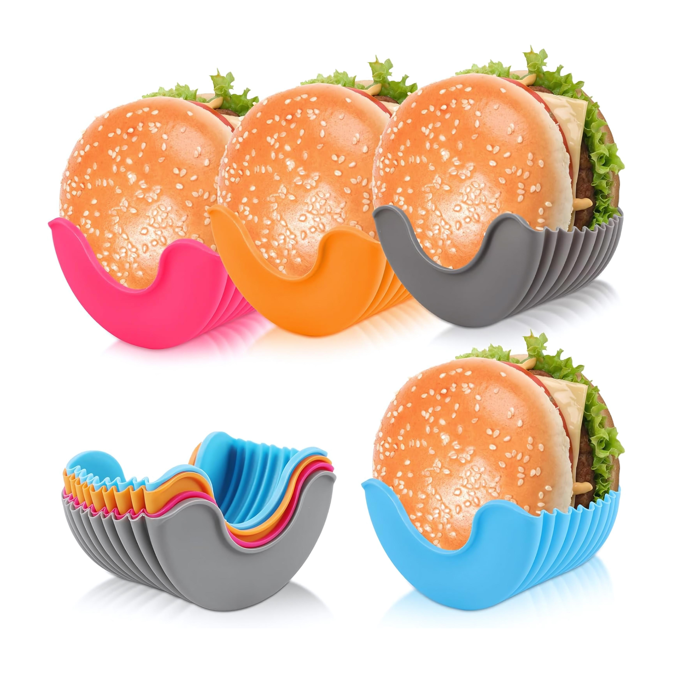 Pack - 4 Soportes de Hamburguesas